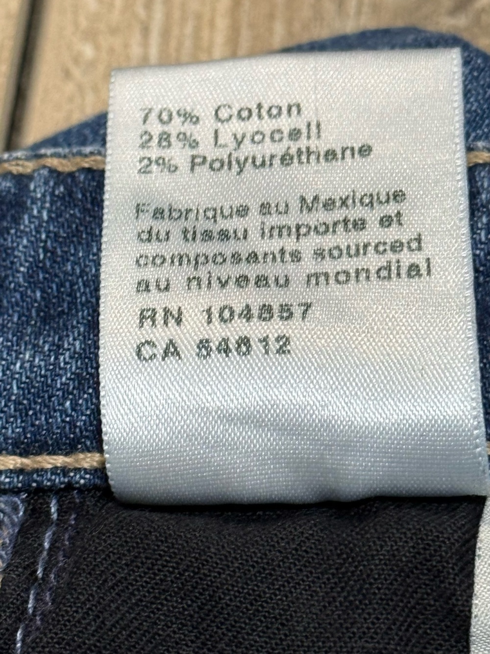 AG Stevie Straight Leg Jeans High Rise Distressed Ankle Blue Wash Size 28 - Picture 14 of 15